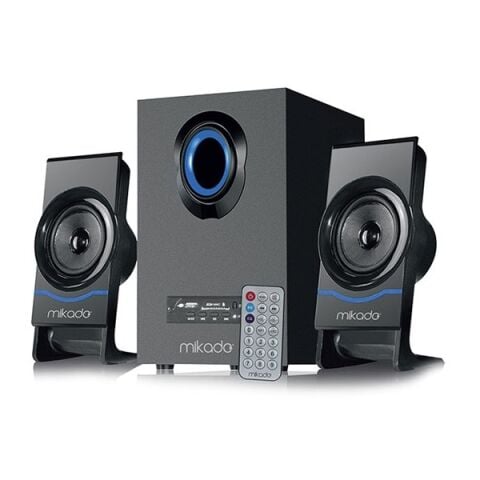 <![CDATA[MIKADO MD-1700BT 2+1 Bluetooth+USB-SD-FM Siyah 16w Uzaktan Kumandalı Hoparlör]]>