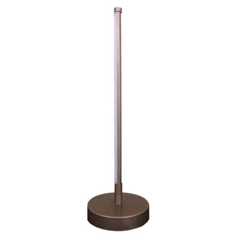 Led Masa Lambası 50 cm PL20201 Bakırsı RAL8880 - 6500K - Beyaz