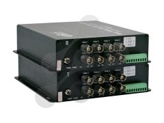 Uptech KX1077 Fiber Media Converter - 8 Video AHD 1080P + 1 Data