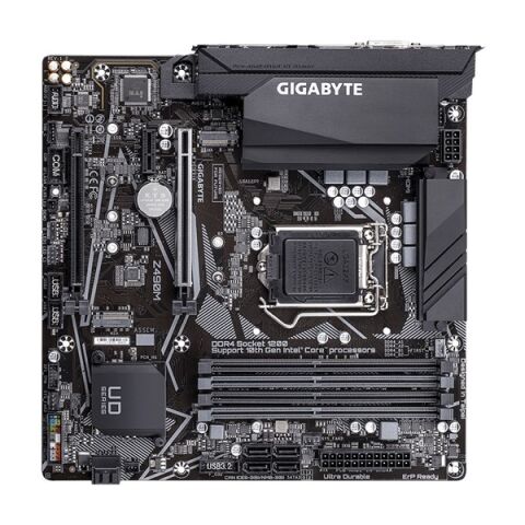 GIGABYTE Z490M DDR4 M2 PCIe NVME HDMI DP PCIe 16X v3.0 1200p mATX