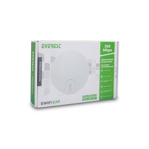 <![CDATA[Everest EWIFI EAP N300 2.4GhzTavan Kablosuz Router Acces Point]]>