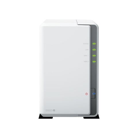 <![CDATA[SYNOLOGY DS223J REALTEK QC 1 GB RAM- 2-diskli Nas Server (Disksiz)]]>