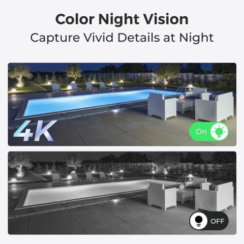 <![CDATA[REOLINK 8MP DOME Motorize 5x Zoom P437 IP Güvenlik Kamerası PoE IP67, Renkli]]>