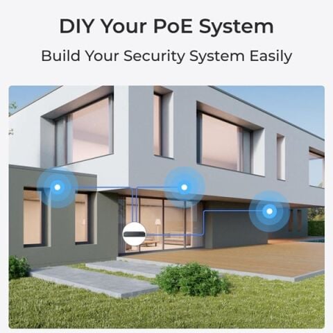 REOLINK 8MP DOME 2.8MM P334 IP Güvenlik Kamerası PoE IP67, Renkli