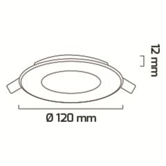 Goya Gy 1738 6W Sıva Altı Slim LED Panel Armatür