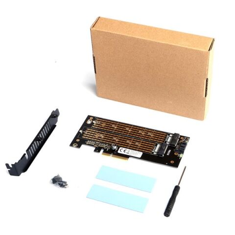 DARK DK-AC-PEM2X2 SATA + NVMe M.2 SSD PCI-E Kartı