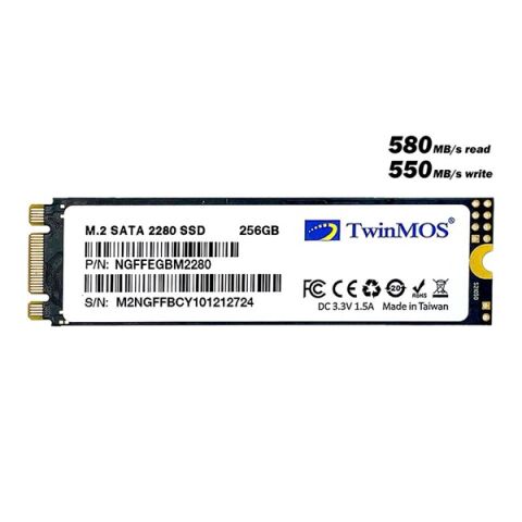 TwinMOS 256GB NGFFEGBM2280 580-550MB/s M2 SATA-3 DİSK