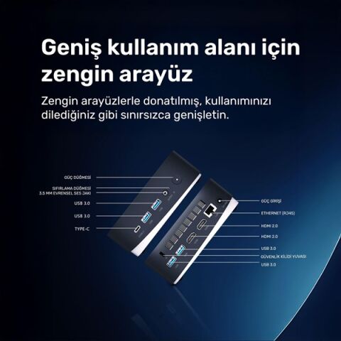 RAXIUS MP AD16 İ3 UHD13-315U001 CORE i3 1315U 8GB RAM 512GB NVME O/B UHD FDOS MINI PC