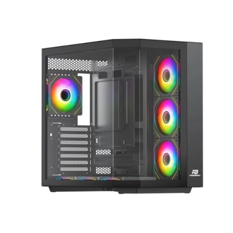 POWERBOOST 750W (80+ Bronze) 7*12cm ARGB Fanlı PBA4375B SEAVİEW GAMING Oyun Kasası Siyah