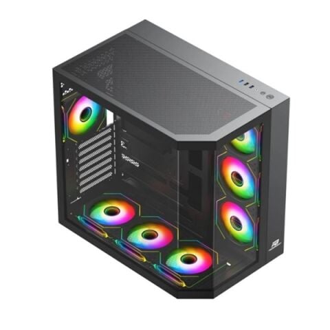 POWERBOOST 750W (80+ Bronze) 7*12cm ARGB Fanlı PBA4375B SEAVİEW GAMING Oyun Kasası Siyah