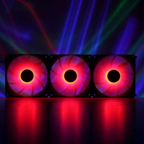 DARK EASYLINK DKCKARGB06 12CM RGB KASA FANI 3-lü paket