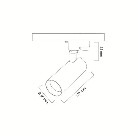 Goya Gy 3644 14 Watt Ray Spot Armatür Beyaz - 2700K - Sarı