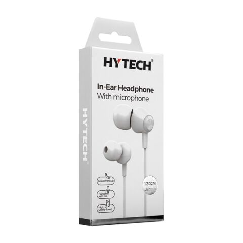 <![CDATA[Hytech HY-XK30 Mobil Telefon Uyumlu Beyaz Kulak İçi Mikrofonlu Kulaklık]]>