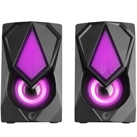 <![CDATA[RAMPAGE RMS-G19 2.0 5 Watt LED Işıklı Siyah Multimedia Speaker]]>