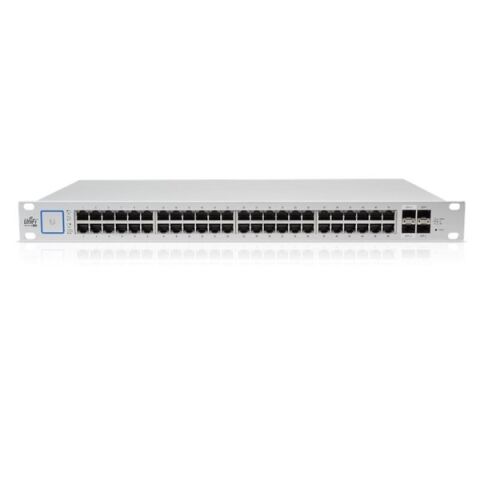 UBIQUITI 48port US-48-500W Gigabit 2-SFP+2-SFP 10GbE 500w Full PoE Yönetilebilir Switch