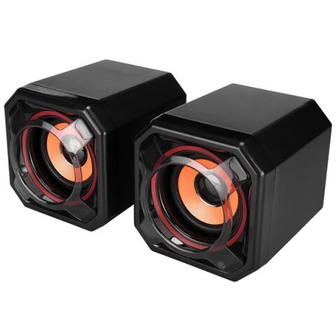 <![CDATA[Mikado MD-177 2.0 5W * 2 Turuncu Siyah Super Bass USB Speaker]]>