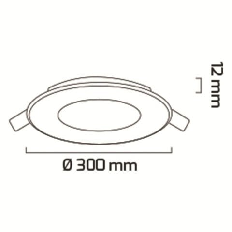Goya Gy 1798 24W Sıva Altı Slim LED Panel Armatür