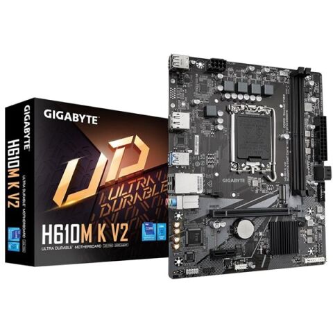 GIGABYTE H610M-K v2 DDR5 HDMI PCIe 16X v4.0 1700p mATX