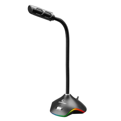 RAMPAGE RMX-M7 PYTHON Siyah/Kırmızı PC 3,5M PS4-XBOX-Mobile Esnek Sağlam Gaming Oyuncu Mikrofon