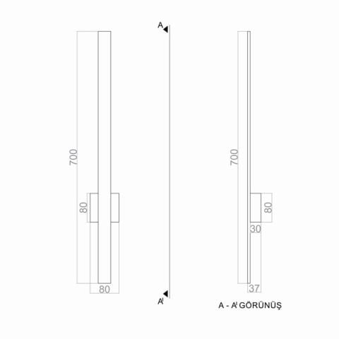 Led Aplik Larga PL74148