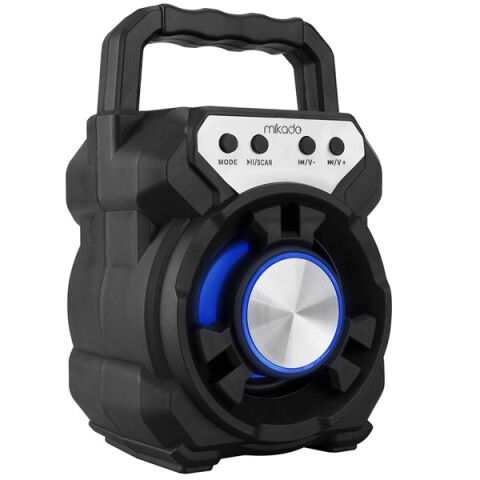 Mikado MD-BT65S 5W 800mAh 3.7V Siyah USB/TF Cart / Bluetooth Taşınabilir Speaker Hoparlör