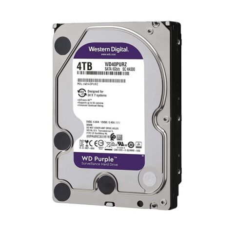 WD 3.5'' 4TB PURPLE WD42PURZ 5400 RPM 256MB SATA-3 Güvenlik Diski