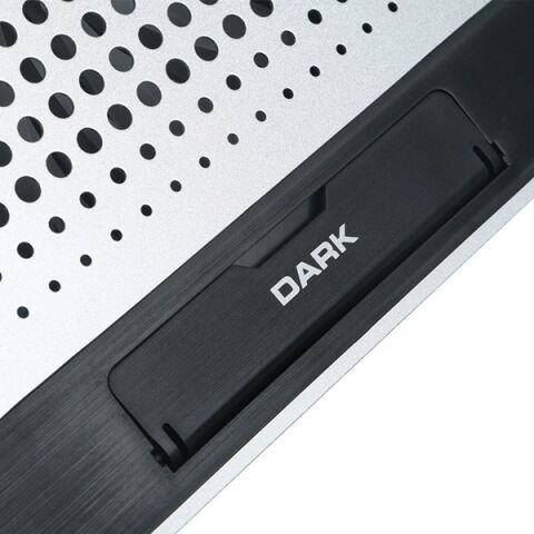 DARK LUNA 16cm Led Fanlı 15.6'' Notebook Soğutucu ve Stand (Gri)