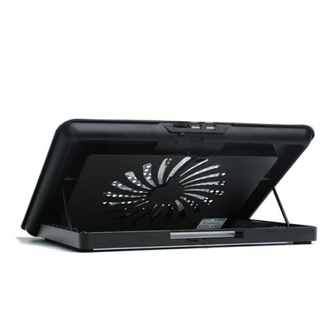 DARK LUNA 16cm Led Fanlı 15.6'' Notebook Soğutucu ve Stand (Gri)