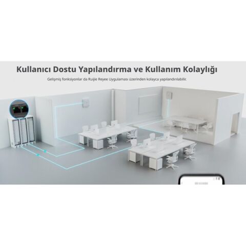 RUIJIE REYEE 8port RG-EG209GS GIGABIT YÖNETİLEBİLİR ROUTER