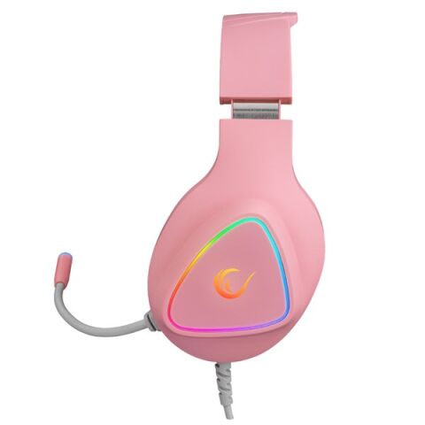 RAMPAGE M7 MONCHER Pembe RGB Led USB 7.1 Gaming Mikrofonlu Oyuncu Kulaklığı