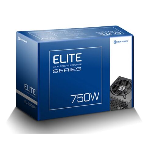HIGH POWER 750W 80  BRONZE ELITE HP1-N750BR-E12S Power Supply