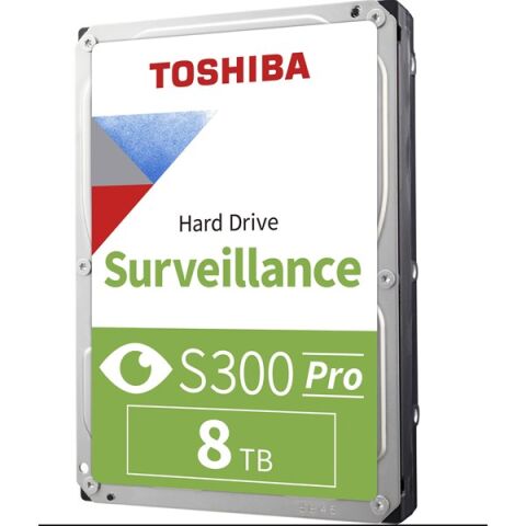 TOSHIBA 3.5'' 8TB S300 PRO MD10ADA800V 7200 RPM 256MB SATA-3 Güvenlik Diski