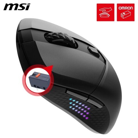 MSI GG VERSA 300 ELITE 26000dpi Kablosuz Bluetooth 5.3 Usb 2.0 Kablosuz Mouse