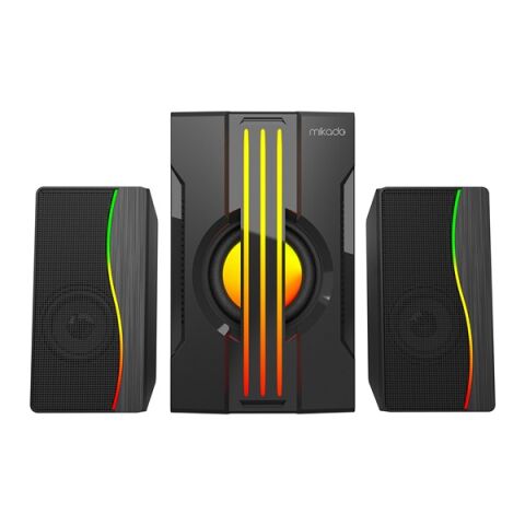 MIKADO MD-254 2+1 25W(5w*2+15w) Usb+SD+Fm Bluetooth Destekli RGB Ses Sistemi