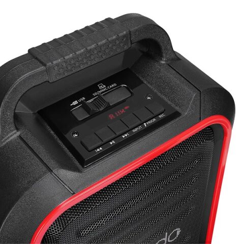 Mikado MD-116BT 15W El ve Kafa Mikrofonlu USB/SD Bluetooth'lu Toplantı-Parti Hoparlör