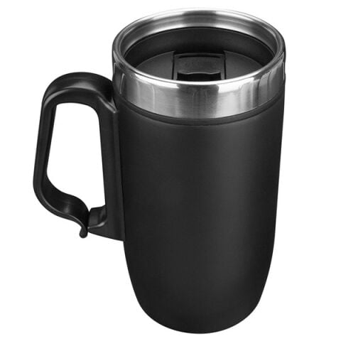 S-LINK SL-TM1974D Mat Siyah 240ML Iç 304 Dış 201 Paslanmaz Çelikten Kupa