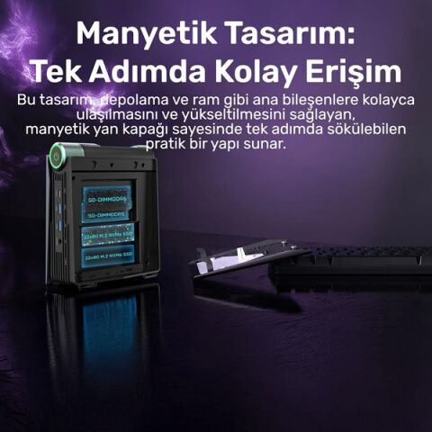 RAXIUS MP S3A R5 SD-743U001 RYZEN 5 7430U 64GB RAM 512GB NVME O/B UHD FDOS MINI PC