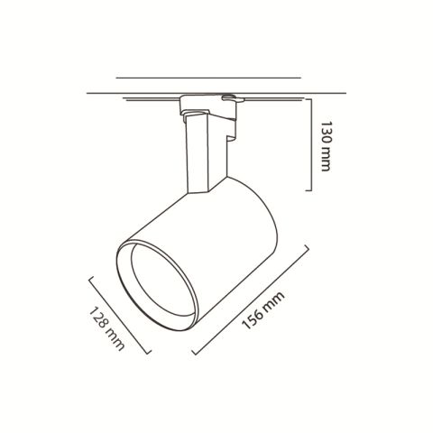 Goya Gy 3639 36 Watt Ray Spot Armatür Beyaz - 2700K - Sarı
