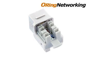 ORing Networking KJC6AUR UTP Cat6a 10G Keystone Jack - Right Angle