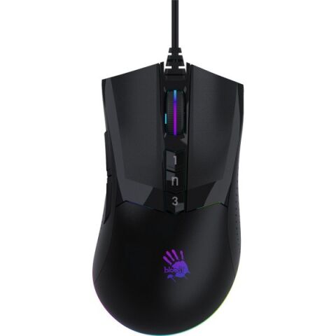 BLOODY W90 MAX USB RGB Led Aydınlatmalı 10000dpi Gaming Optic Siyah Mouse
