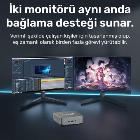 RAXIUS MP AD16 İ3 UHD13-315U001 CORE i3 1315U 32GB RAM 512GB NVME O/B UHD FDOS MINI PC
