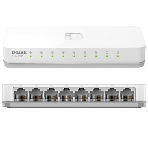 D-LINK 8port DES-1008C/E 10/100 Yönetilemez Switch