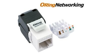 ORing Networking KJC6AUS UTP Cat6a 10G Keystone Jack - Straight