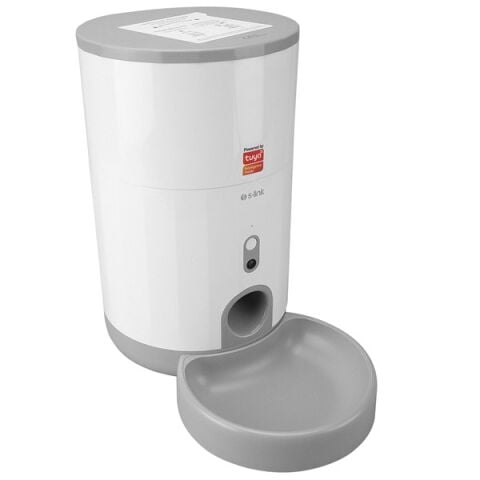 S-Link Swapp SL-21 Otomatik Yem Kabı 2.6L Kapasite 720P Kamera Porsiyon Kontrollu Kedi Köpek Besleyici Wifi TUYA Destekl