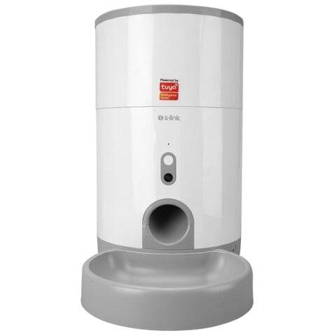 S-Link Swapp SL-21 Otomatik Yem Kabı 2.6L Kapasite 720P Kamera Porsiyon Kontrollu Kedi Köpek Besleyici Wifi TUYA Destekl