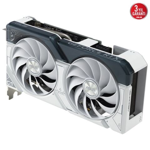 ASUS 8GB DUAL RTX4060TI-O8G WHITE GDDR6 128bit PCIE 4.0