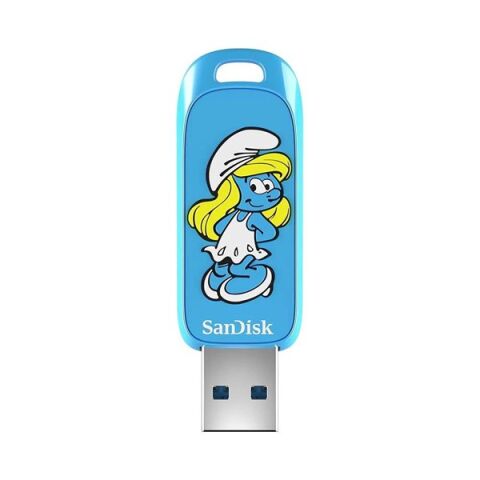SANDISK 256GB SMURF SDCZIS-256G-G46 USB 3.2 BELLEK
