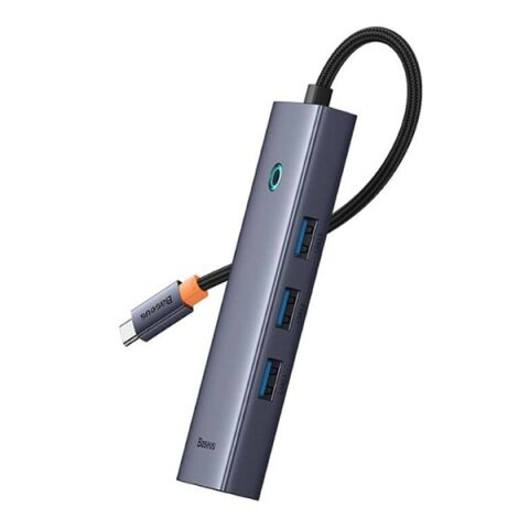BASEUS ULTRA JOY 6IN1 MULTIFONKSIYONAL GRI TYPE-C HUB DOCK STATION B00052807813-00
