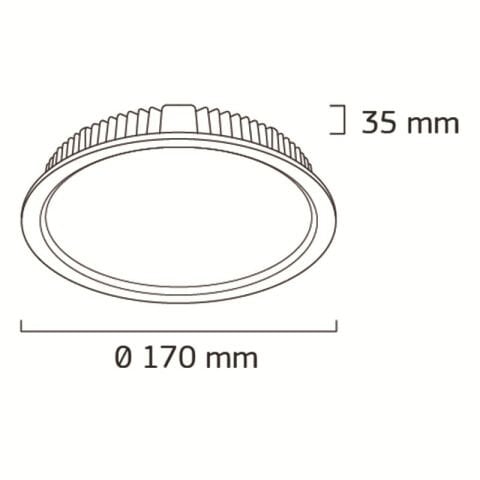 Goya Gy 1773-24 24W Sıva Altı LED Backlight Armatür