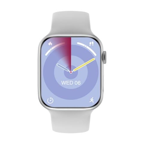 Hytech W99 Watch IOS ve Android Uyumlu MActive 2.05'' inç Geniş Ekranlı Gümüş Akıllı Saat